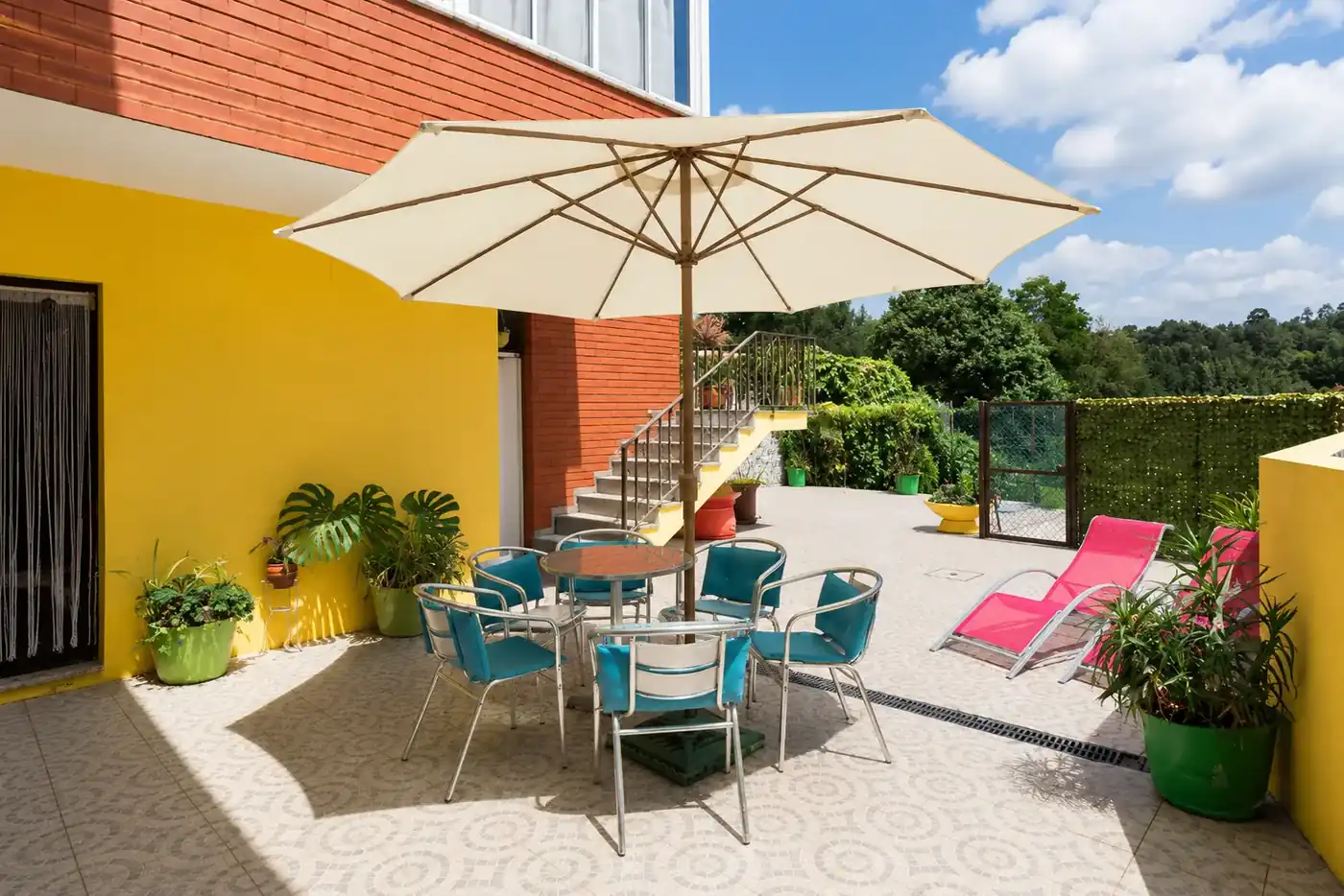 Terraço exterior e zona de estar